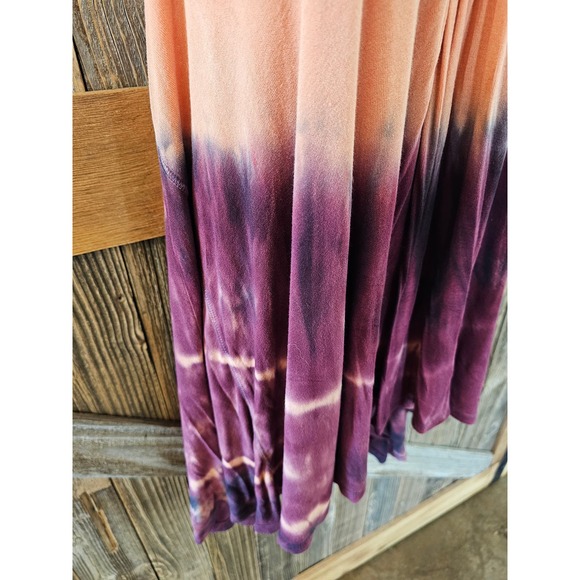 Free People Sebastian tie dye top size S small pink ombre tank summer boho EUC ^ - Picture 6 of 9